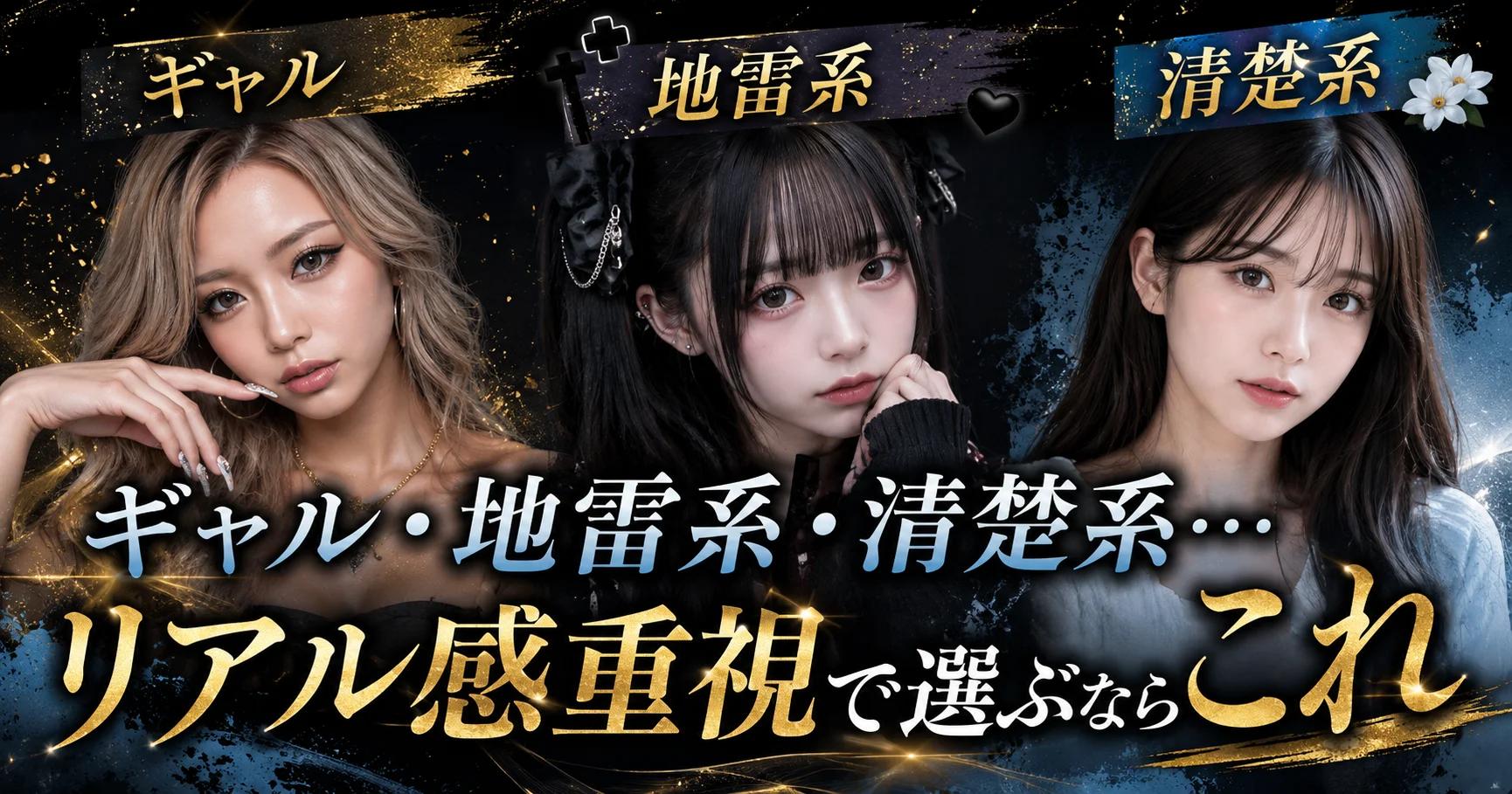 【タイプ別】ギャル・地雷系・清楚系…リアル感重視で選ぶならこれ｜今ハマる"女の子感"強め